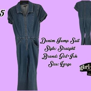 Blue Denim Jumpsuit